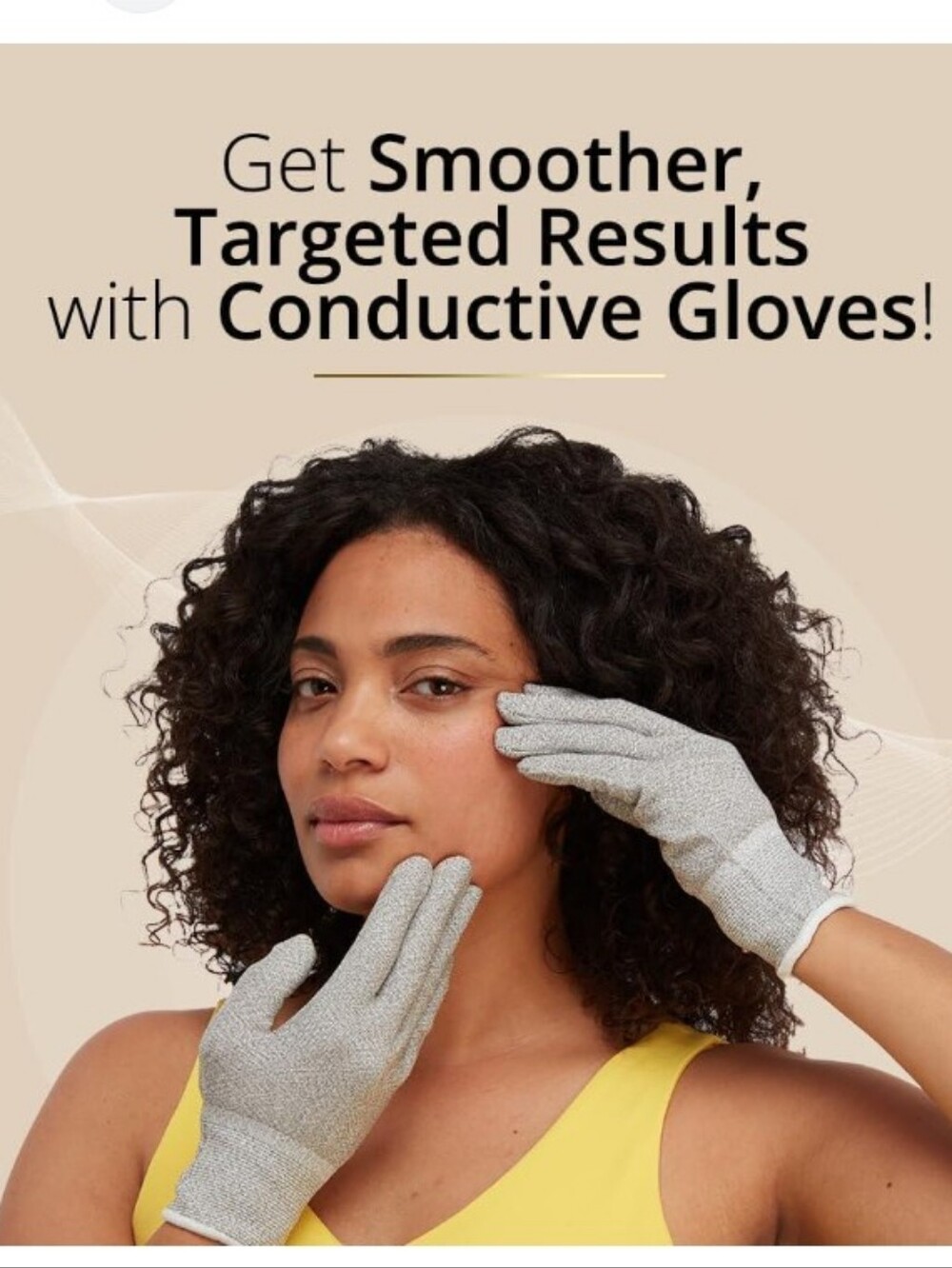 ✨️SEALED✨️ 7e Wellness Gray Conductive Microcurrent Facial Gloves